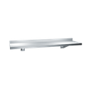 ASI 10-0694-24 Shelf w/ Backsplash - Stainless Steel - 5”D X 24”L - Surface Mounted
