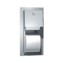 ASI 10-0031 Toilet Tissue Dispenser - Twin Hide-A-Roll - Recessed