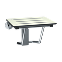 ASI 10-8203-20 Folding Shower Seat - Rectangular, ADA - Solid Phenolic, White - Compact 20"W