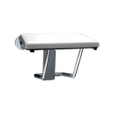 ASI 10-8204 Folding Shower Seat - Rectangular, ADA - Padded w/ Phenolic Core - Compact 18"W
