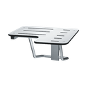 ASI 10-8206-L-28 Folding Shower Seat - L-Shaped, Left Hand, ADA - Solid Phenolic, White - 28"W
