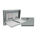 ASI 10-9013-9 Baby Changing Station - Horizontal - Full Stainless Steel Housing - Surface Mounted