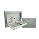 ASI 10-9018-9-41 Baby Changing Station - Matte Black - Horizontal-Stainless Steel - Surface Mounted