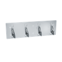ASI 10-127 Security Clothes Hook Strip - Front Mount - Surface Mounted