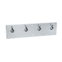 ASI 10-129 Security Clothes Hook & Strip - Front Mount - Surface Mounted