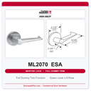 Corbin Russwin ML2070 ESA Full Dummy Trim | Grade 1 Commercial