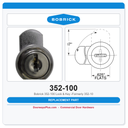 Bobrick 352-100 Lock & Key -Formerly 352-10