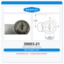 Bobrick 39003-21 Lock & Key