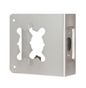 Don-Jo 81-2-CW Stainless Steel Wrap-Around Plate 