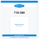 Bobrick 718-360 Controller