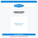 Bobrick 1002387 72" Angle