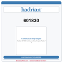 Hadrian 601830 Continuous Stop Keeper | Pack of 3