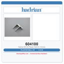 Hadrian 604100 Pilaster Wall Kit | Chrome