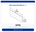 Dorma DP89 Drop Plate | Aluminum 689