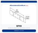 Dorma BP89 Backplate | Aluminum 689