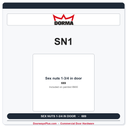 Dorma SN1 Sex Nuts | 1-3/4 in Door | Aluminum 689