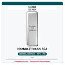 Norton 503 Vestibule Switch | 1.5 x 4.75 | Hard Wired
