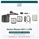 Norton 5811 x LPB Low Energy Operator | Pull Side | Less Push Buttons