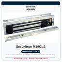 Securitron M38DLS Magnalock 600 lb | LED, Door Position Switch, Senstat