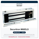Securitron M68DLS Magnalock 1,200 lb | LED, Door Position Switch, Senstat