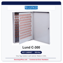 Lund C-300 Wall Key Cabinet | 300-Key One-Tag | Made in USA