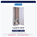 Lund C-1212 Floor Key Cabinet | 2280-Key One-Tag | Made in USA