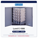 Lund C-1806 Table or Wall Key Cabinet | 1100-Key One-Tag | Made in USA