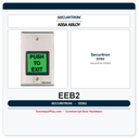 Securitron EEB2 Emergency Exit Button - Green/Red and Blue ADA Lens