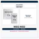 Securitron WSS-WSD Wave Sense Switch - White, Single or Double Gang