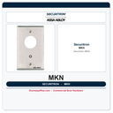 Securitron MKN Mortise Keyswitch - Momentary, SPDT, Narrow, Green/Red LED
