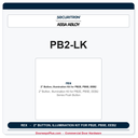 Securitron PB2-LK Illumination Kit for the PB2E, PB5E, and EEB2