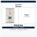 Securitron PB3EAN Push Button - 3/4 in Rectangle, Non-Illuminated, Alternate, Narrow