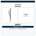 Securitron SEPT Square-Cut Electrical Power Transfer