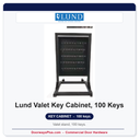 Lund Valet Key Cabinet, 100 Keys