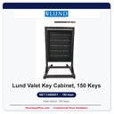 Lund Valet Key Cabinet, 150 Keys