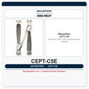 Securitron CEPT-C5E Concealed Electrical Power Transfer - CAT5E